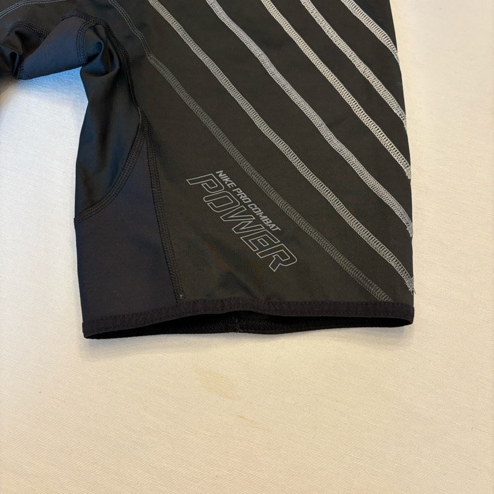 Nike Pro Combat Power Hyperstrong Compression Shorts Mens Black - Picture 3 of 6